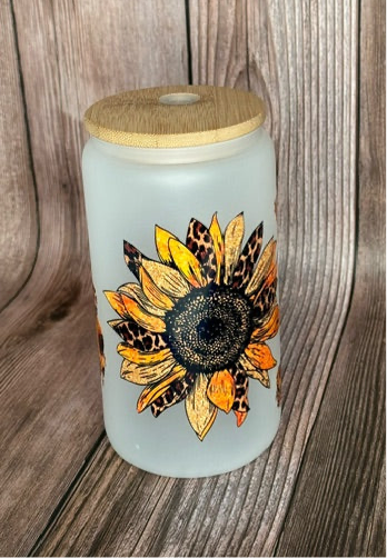 Sunflower Glass Libby